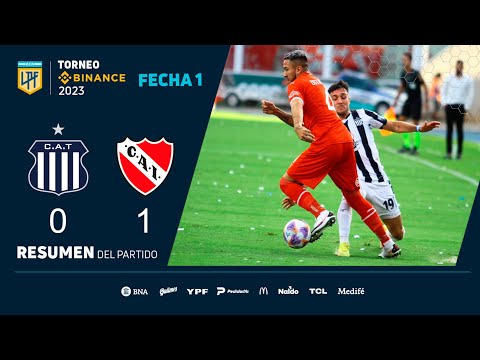 #TorneoBinance | Fecha 1 | resumen de Talleres - Independiente