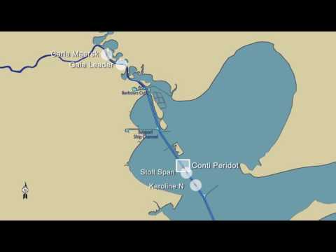 Collision between Bulk Carrier CONTI PERIDOT and Tanker CARLA MAERSK