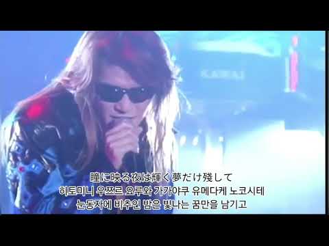 X Japan - Rusty nail 한글자막 1994.12.30 ~青い夜~ (푸른밤)
