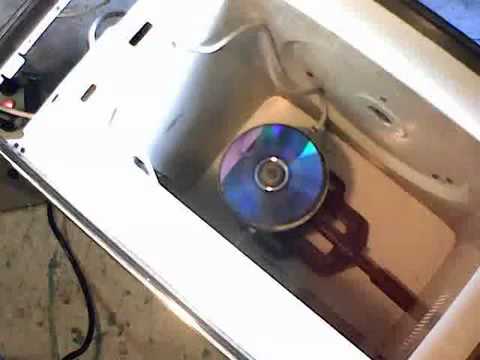 Exploding a CD at extremely high speeds