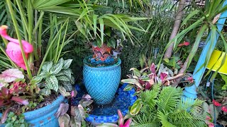 Lots of Planting and Decorating in The Backyard