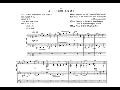 Guilmant: 4. Sonate op. 61 -  I. Allegro assai