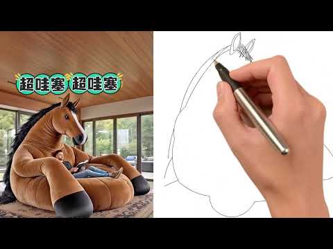 Ten Thousand Horses Galloping to Success Brown Horse Sofa Episode 1万马奔腾马到成功棕马沙发第一集