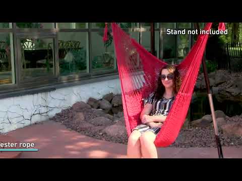 Ultimate Patio Extra Large Hanging Caribbean Hammock Chair