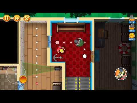 [Robbery Bob 2: Double Trouble walkthrough] Seagull Bay - 19