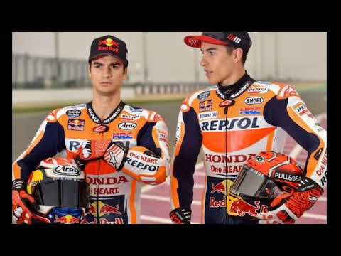 The best teammate dani pedrosa and marc marquez