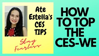 How To Top The CES-WE