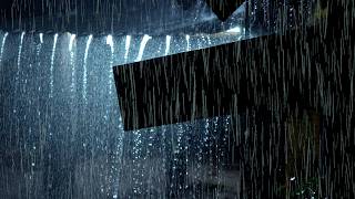 Relaxing Atmosphere Mountain House on a Rainy Day with Distant Thunder Sleep Inducing Rain Sounds