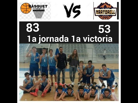 Basquet Cornellà 83 - B. C. Martorell A 53
