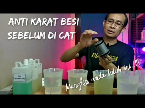 Cara Mudah Zinc phosphate Coating I Easy way to zinc phosphating process I Cat kuat dan tahan karat.