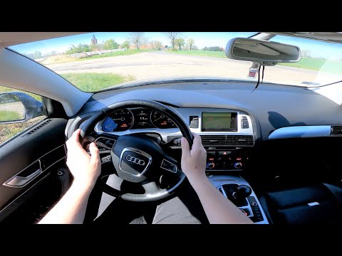 Audi A6 C6 2.0 TDI 170HP Multitronic (2010) POV Test Drive & Acceleration 0-100 | 4K #186