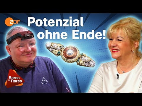Video Thumbnail: Brosche war einmal: Elke lässt aus prächtigem Schmuckstück neue Hingucker zaubern | Bares für Rares