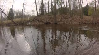 preview picture of video 'Flyfishing the Muskegon River and Coldwater River'