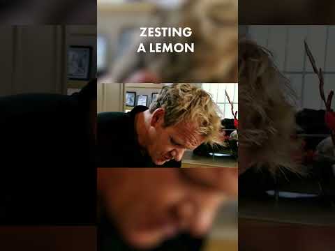 How To Zest A Lemon #Shorts