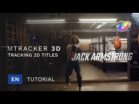 mTracker 3D Basic Tutorial - Tracking 2D Captions in Apple Motion - MotionVFX