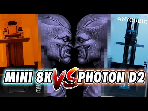 Phrozen Sonic Mini 8k Vs Anycubic Photon D2 DLP - Featuring Sirayatech Resins