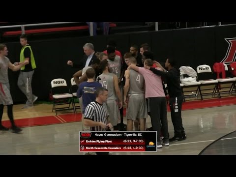 NGU Men's Basketball 2016-17 - North Greenville vs. Erskine Highlights