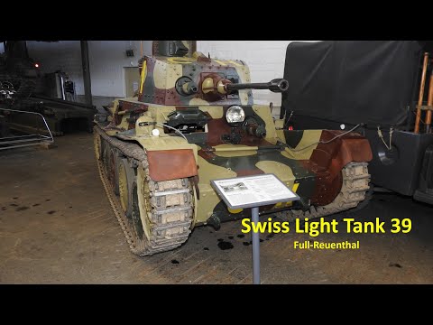 Swiss light tank 39 (LTH)Swiss Military Museum in Full-Reuenthal, Switzerland.
