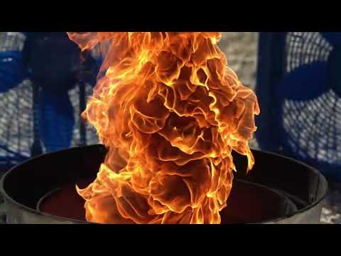 Fire Tornado in Slow Motion