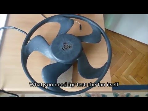BMW AUX Fan test