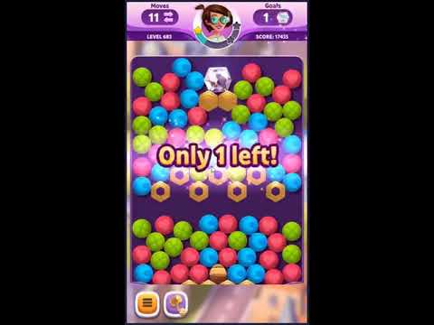 Diamond Diaries Saga Level 683 - NO BOOSTERS 💎 | SKILLGAMING ✔️