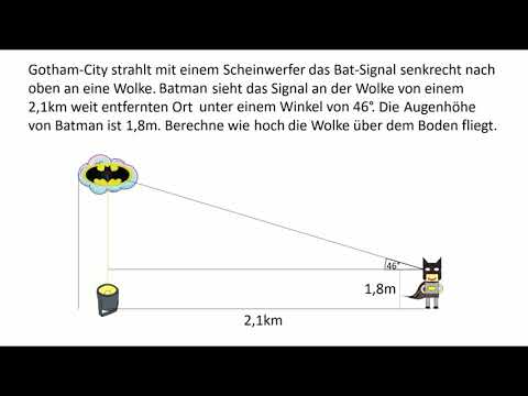Textaufgaben mit Sinus, Cosinus und Tangens lösen | Skizzen erstellen | Merkhilfe für Sin, Cos & Tan