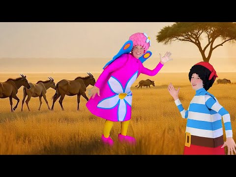 Африка  - Чударики.  Детская песня игра с ускорением. Повторяем движения ( official music video )