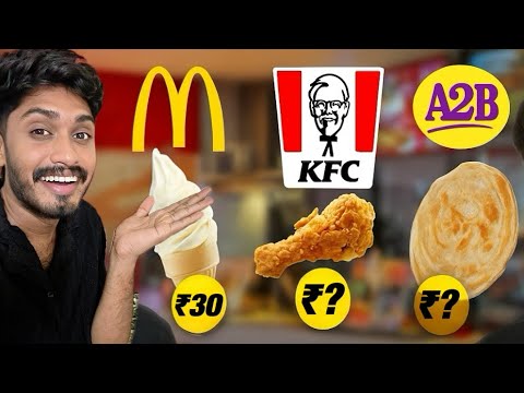 I Tried Cheapest Food In FAMOUS RESTAURANTS!