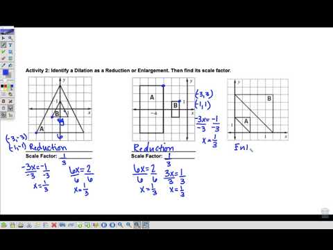 9.8 Activity Lab:Dilations in the Coordinate Plane Lesson Video