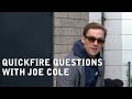 Joe Cole answers quickfire questions outside the Young Vic | The Homecoming by Harold Pinter