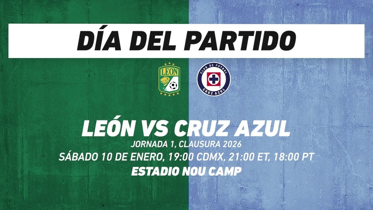 León vs Cruz Azul, frente a frente: Liga MX