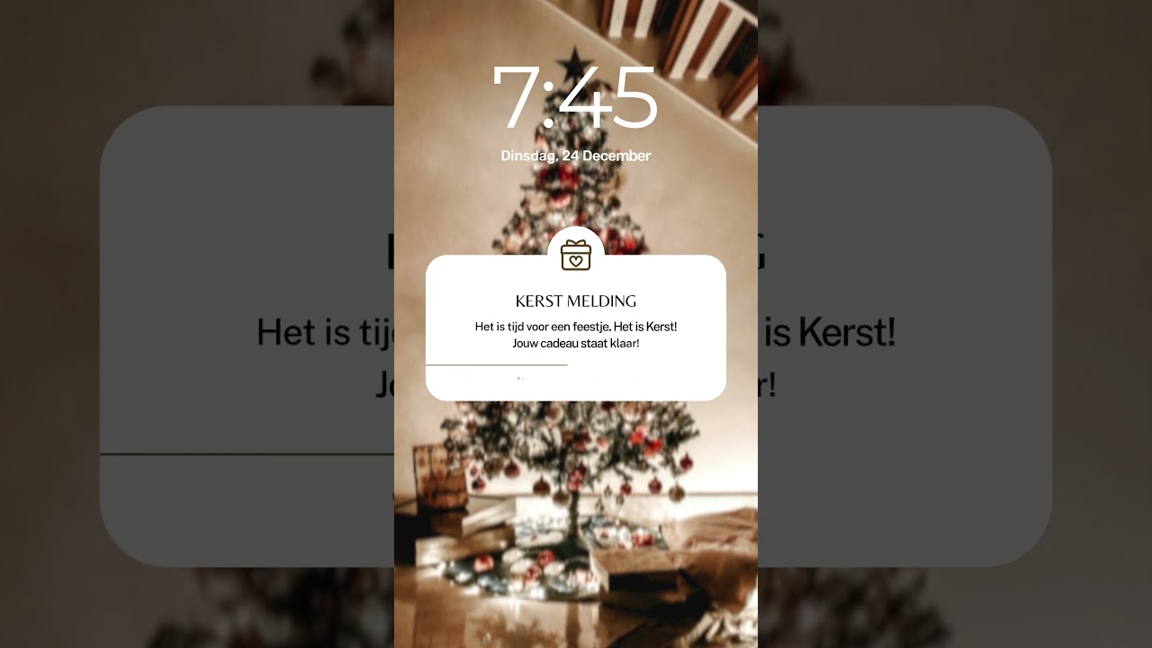 Kerst agenda mobiel template