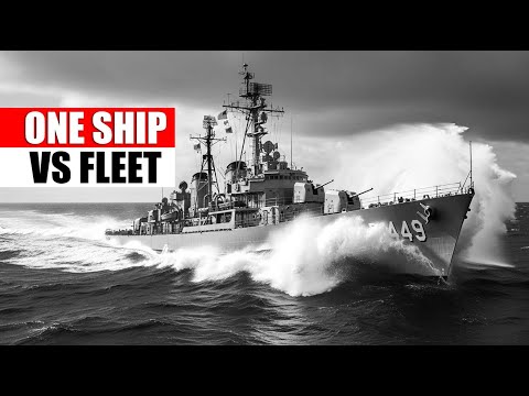 A Lone Destroyer vs Japan's Battleships — The Navy's Desperate Last Stand