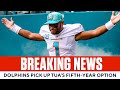 Dolphins Pick Up QB Tua Tagovailoa's 5th-Year Option I CBS Sports