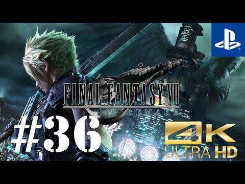 Final Fantasy VII Remake - Walkthrough Part 36 (No Commentary) [4K 60fps] (using Elgato 4K60 S+)