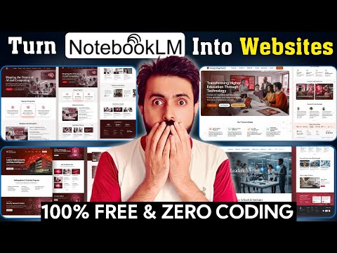 Convert NotebookLM Into Stunning Website (No Coding Required)