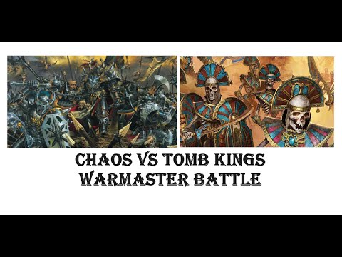 WARMASTER BATTLE REPORT - Chaos vs Tomb Kings 1000 pts