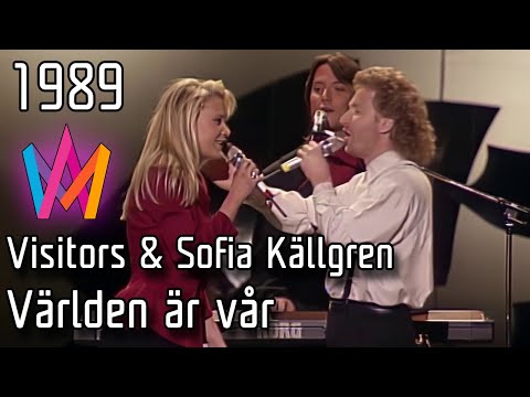 Melodifestivalen 1989 – 04. Världen är vår – Visitors & Sofia Källgren
