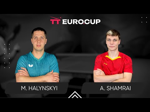 09:30 Mykola Halynskyi - Andrii Shamrai 14.10.2024 TT Euro.Cup Ukraine Elite. TABLE 3