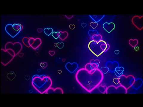 4K HD Colourful Hearts Floating Background Template Effect //#heart/#template/‎@rscreator1522 /#new