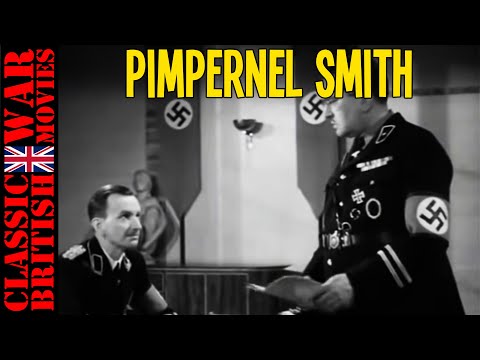 “PIMPERNEL”  SMITH.  1941 - WW2 Full Movie: Prior to WW2 a British archaeologist travels to Germany: