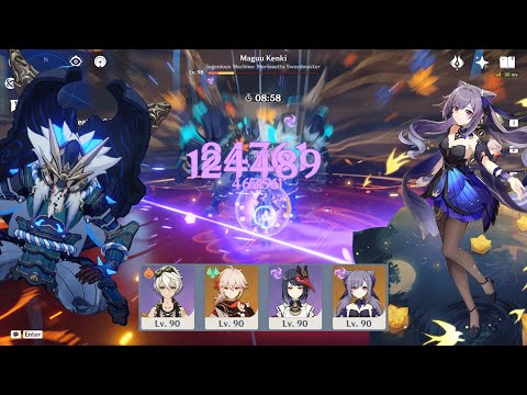 C5R1 Keqing vs. Maguu Kenki 26s | 2.7 Spiral Abyss 12-2-2 | Genshin Impact