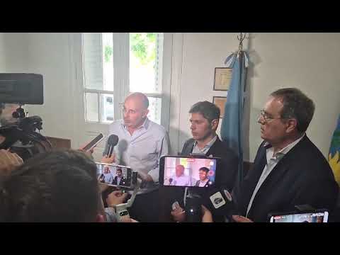 Kicillof y Alexis Guerrera en General Pinto
