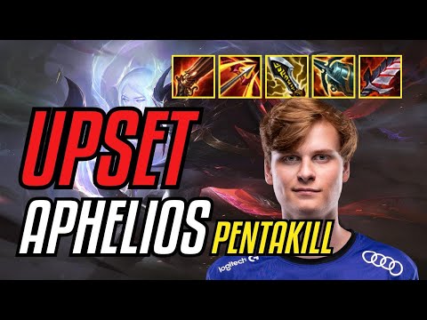 UPSET - APHELIOS vs KAI'SA ADC - EUW CHALLENGER - PATCH 11.7 PENTAKILL