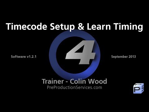 Hog 4 Tutorial 14: Setting up Timecode and the "Learn Timing" function