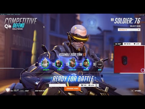 21K DMG! Gale Dominating as Soldier 76 in Overwatch 2 Season 5 Top 500