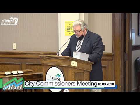 Ashland City Commissioners Meeting 10.08.2020