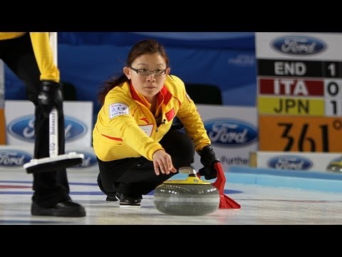 CURLING:World Women's Chp 2013 - Draw 14 CHN-LAT