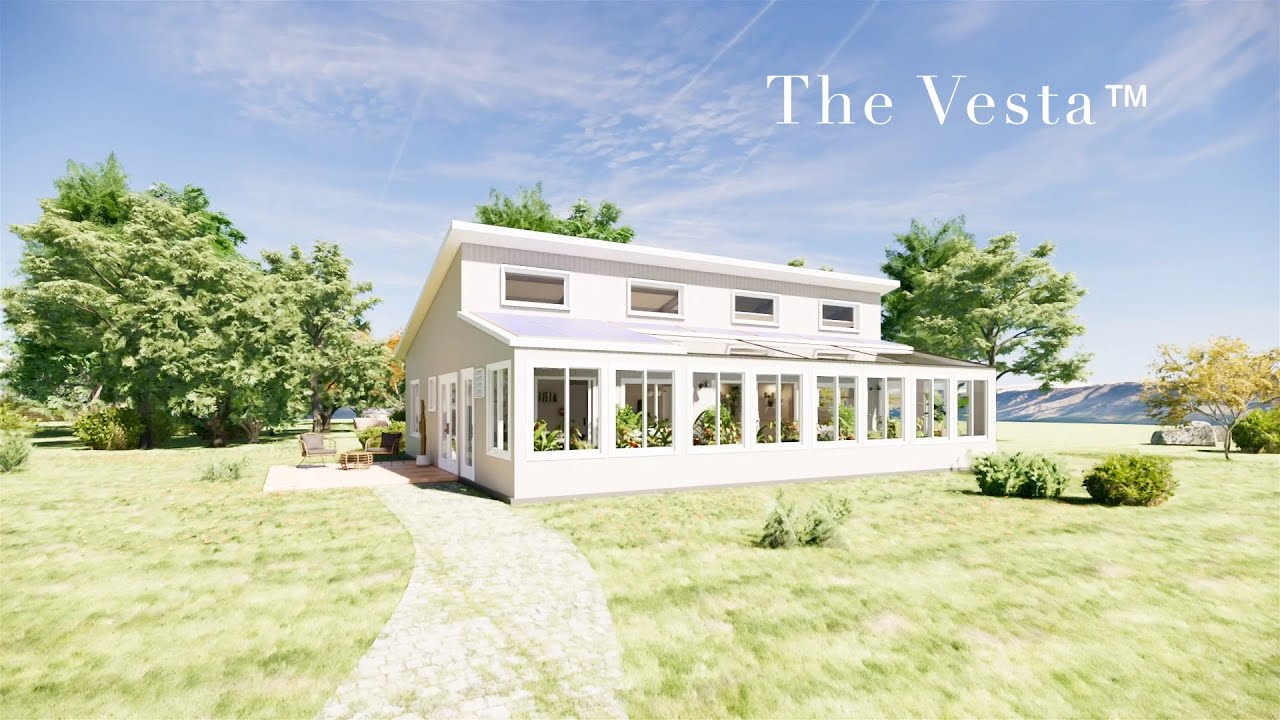 Tour the Vesta™ Kit House: Ceres' New Sustainable Home with Attached Greenhouse