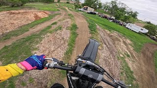 First Practice of the Season | Cased the Step-Up in 3rd Gear! (YZ250)